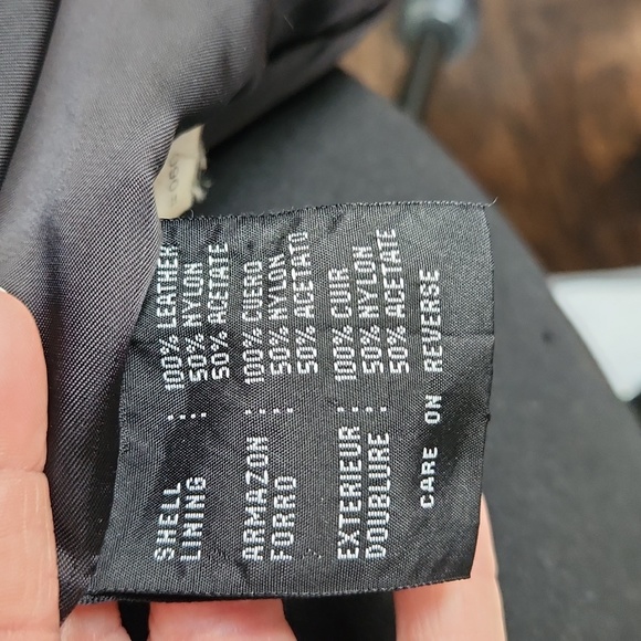 Kenneth Cole Reaction leather jacket - FLAWS - PLS READ - Picture 7 of 8